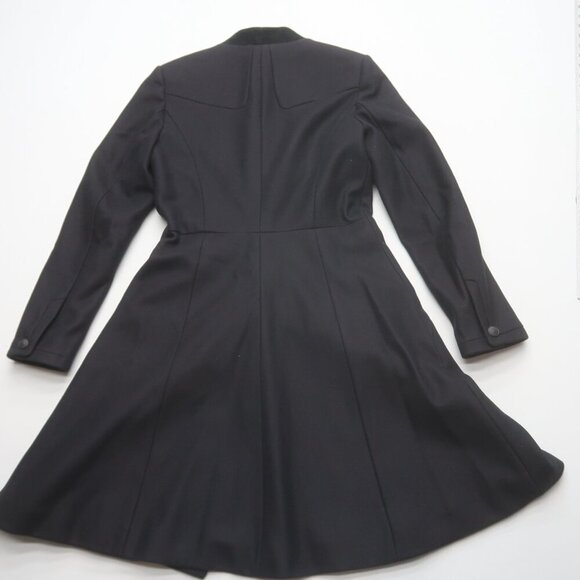 Rag & Bone Cate Double Breasted Wool Pea Coat Black Size 2 - Picture 6 of 14